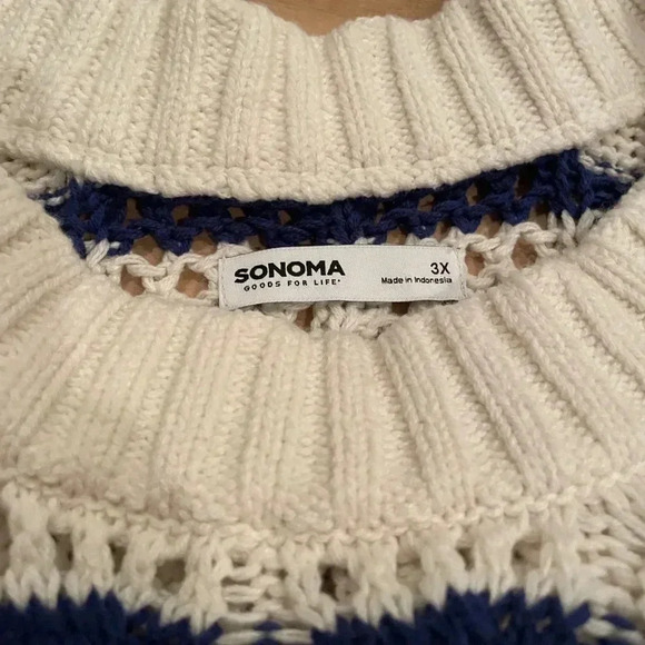 NWOT Bundle of 2 Knit Sweaters Nautical/Capsule/Fisherman Size 3X - Picture 6 of 15